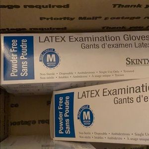 2 Medium box/s  Latex Gloves